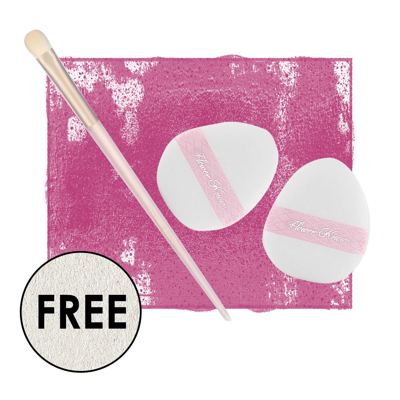 Mini Powder Puff or Eyeshadow Brush - Nüwa BeautyNüwa Beauty