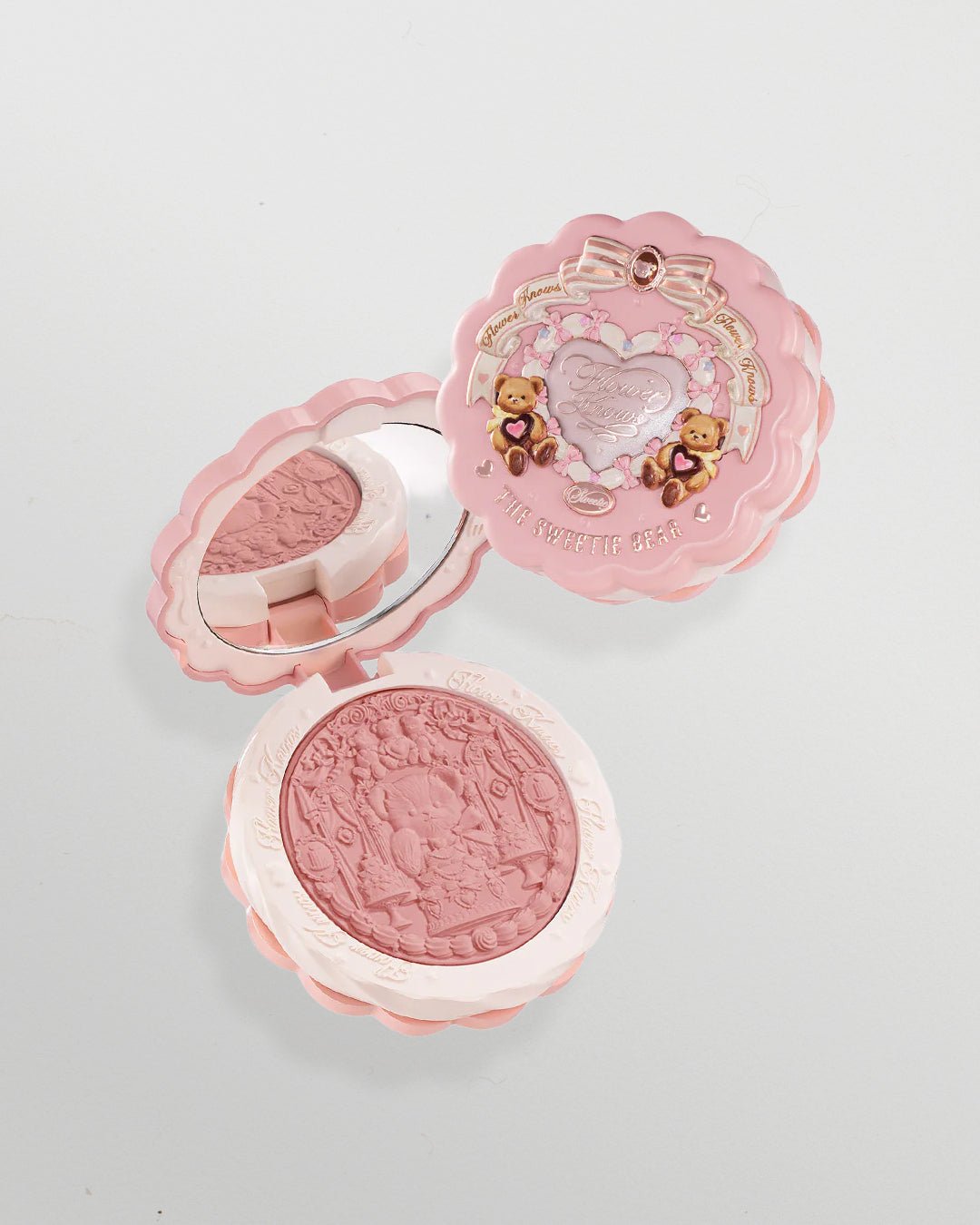 The Sweetie Bear Silk Satin Blush 02 Garden Picnic - Nüwa BeautyFlower Knows