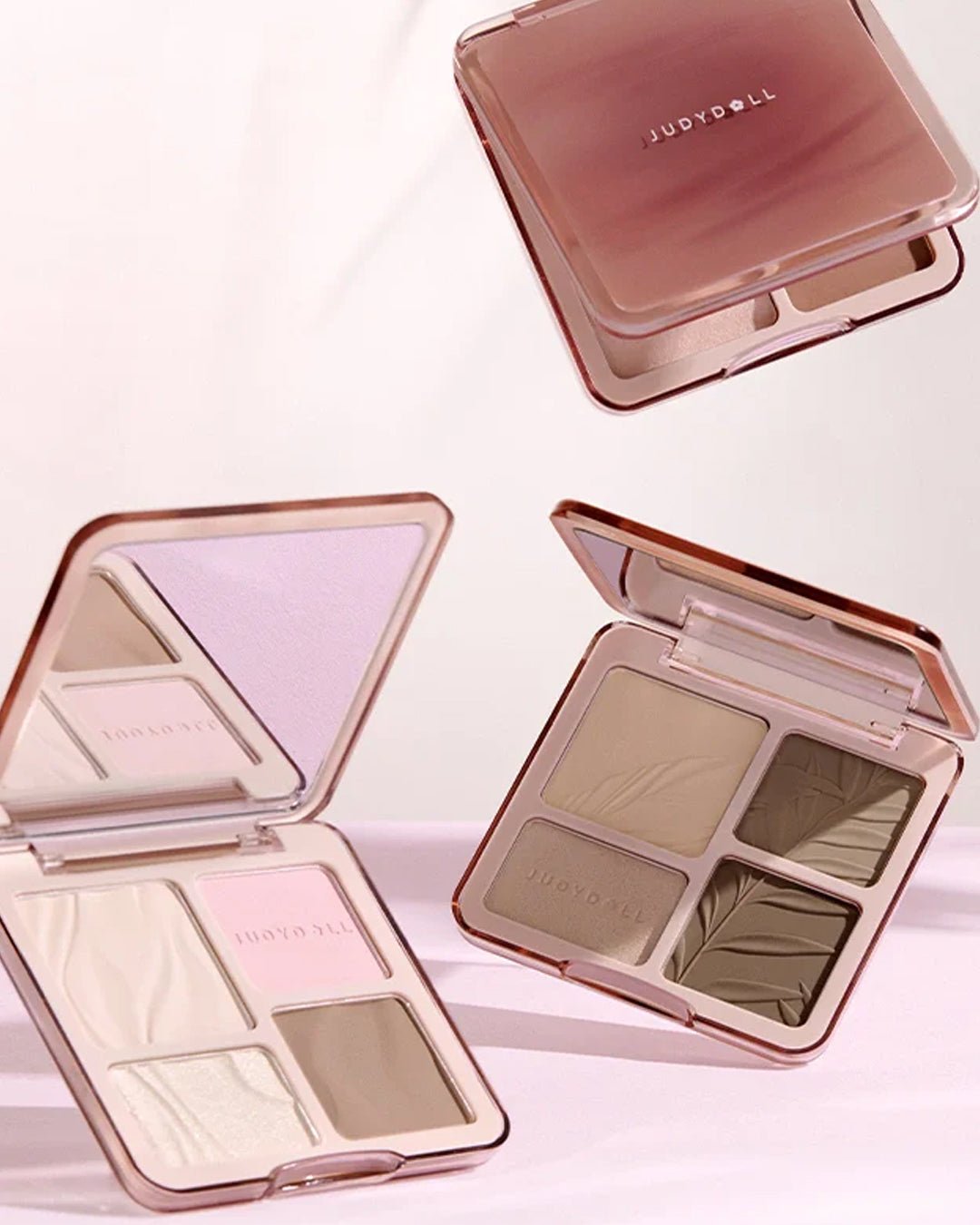 2 IN 1 Highlighter Contour Palette #01 - NUWA BeautyJudydoll