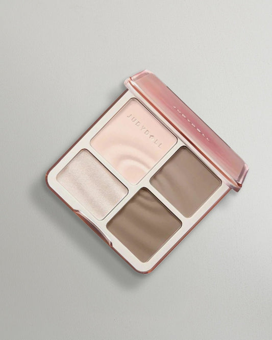 2 IN 1 Highlighter Contour Palette #01 - NUWA BeautyJudydoll