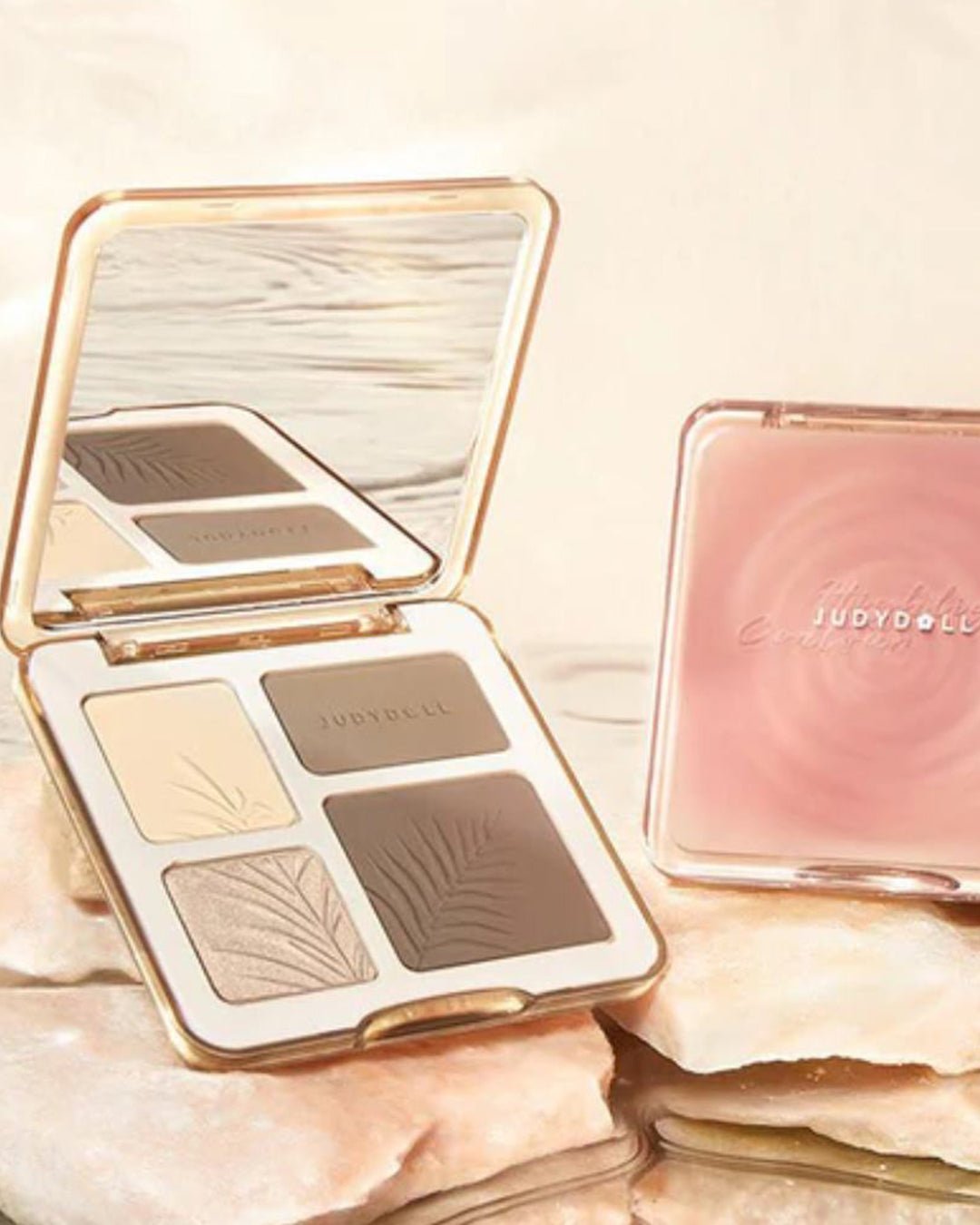 2 IN 1 Highlighter Contour Palette #02 - NUWA BeautyJudydoll