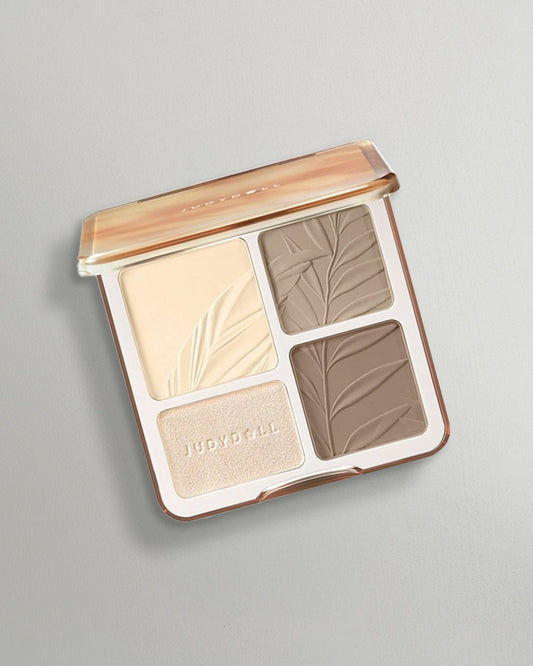 2 IN 1 Highlighter Contour Palette #02 - NUWA BeautyJudydoll