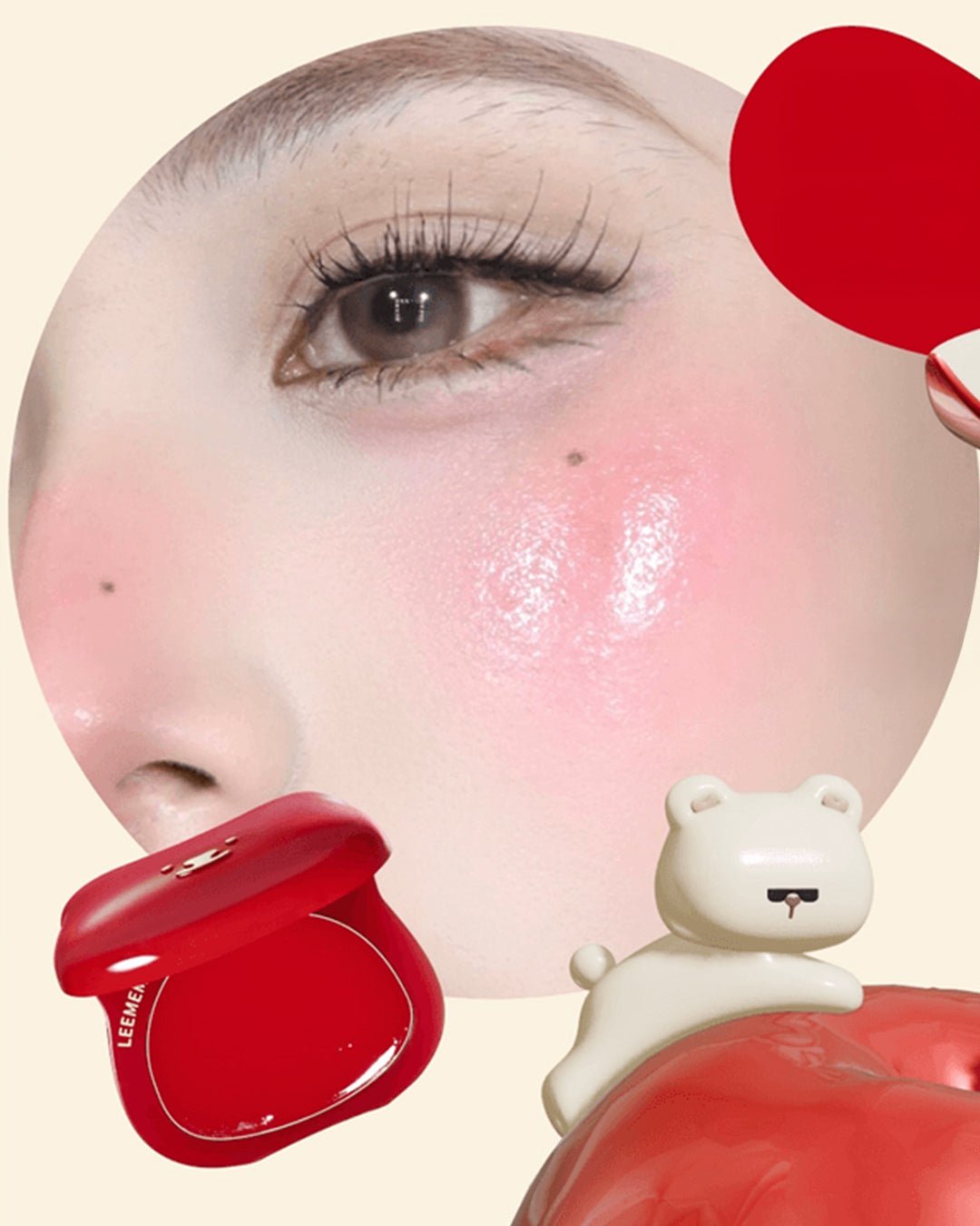 Apple Collection Dewy Hydrating Blush Red Fuji - Nüwa BeautyLeemember