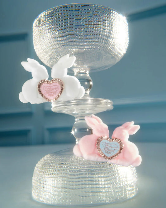 Bunny Garden Hair Clip Milky Beige - Nüwa BeautyFlower Knows