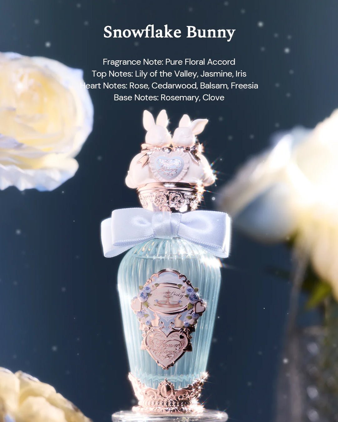 Bunny Garden Perfume Snowflake Bunny - Nüwa BeautyFlower Knows