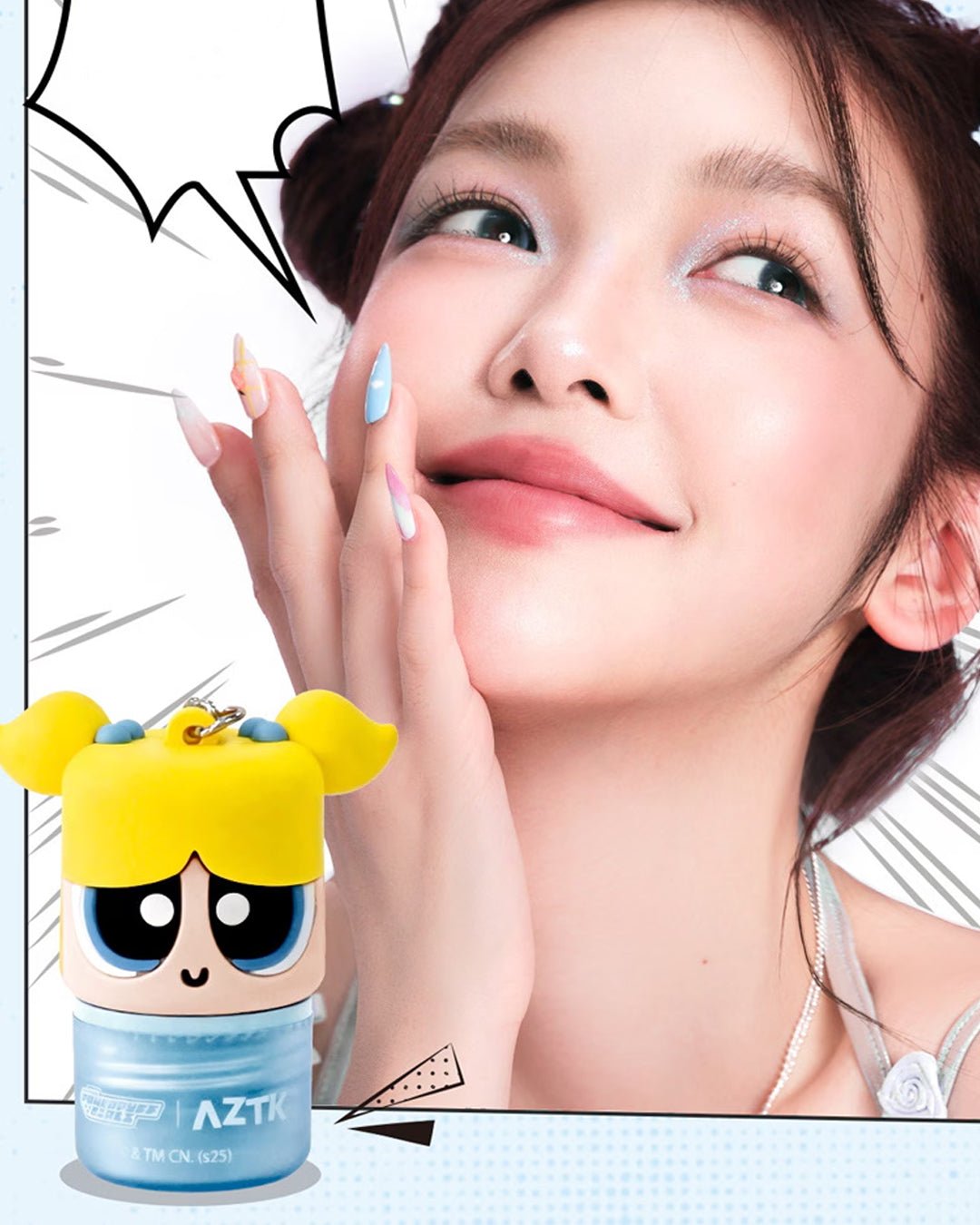 Dual Color Clay Melt Multi Balm Powerpuff Girls - Nüwa BeautyAZTK AZT-PPG-LP-CM1