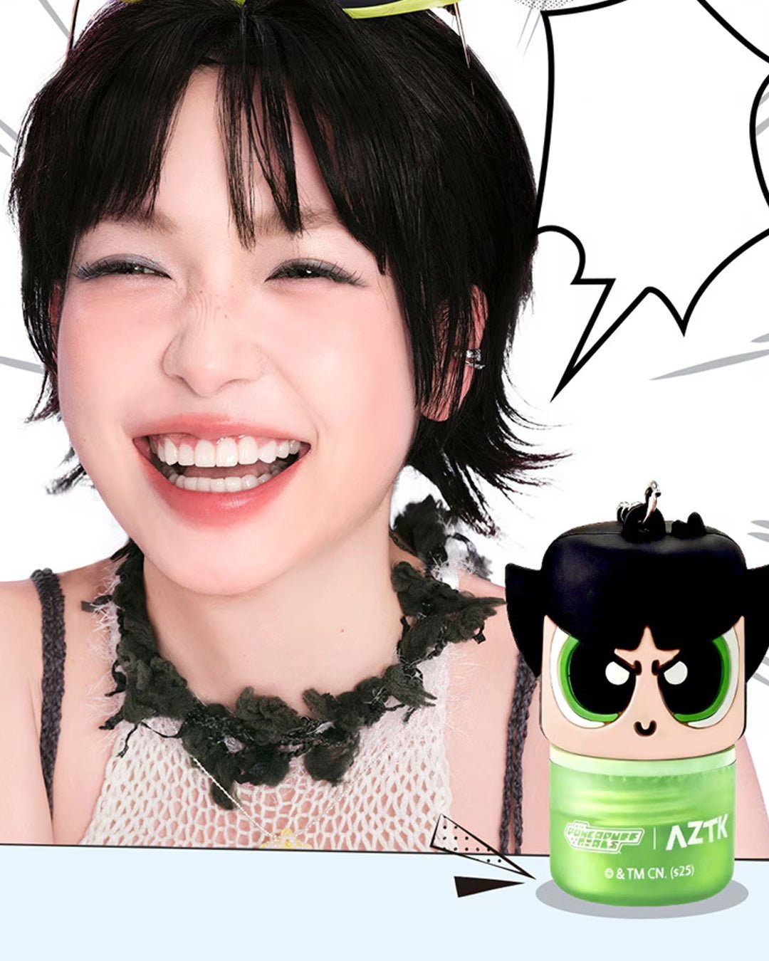 Dual Color Clay Melt Multi Balm Powerpuff Girls - Nüwa BeautyAZTK AZT-PPG-LP-CM3