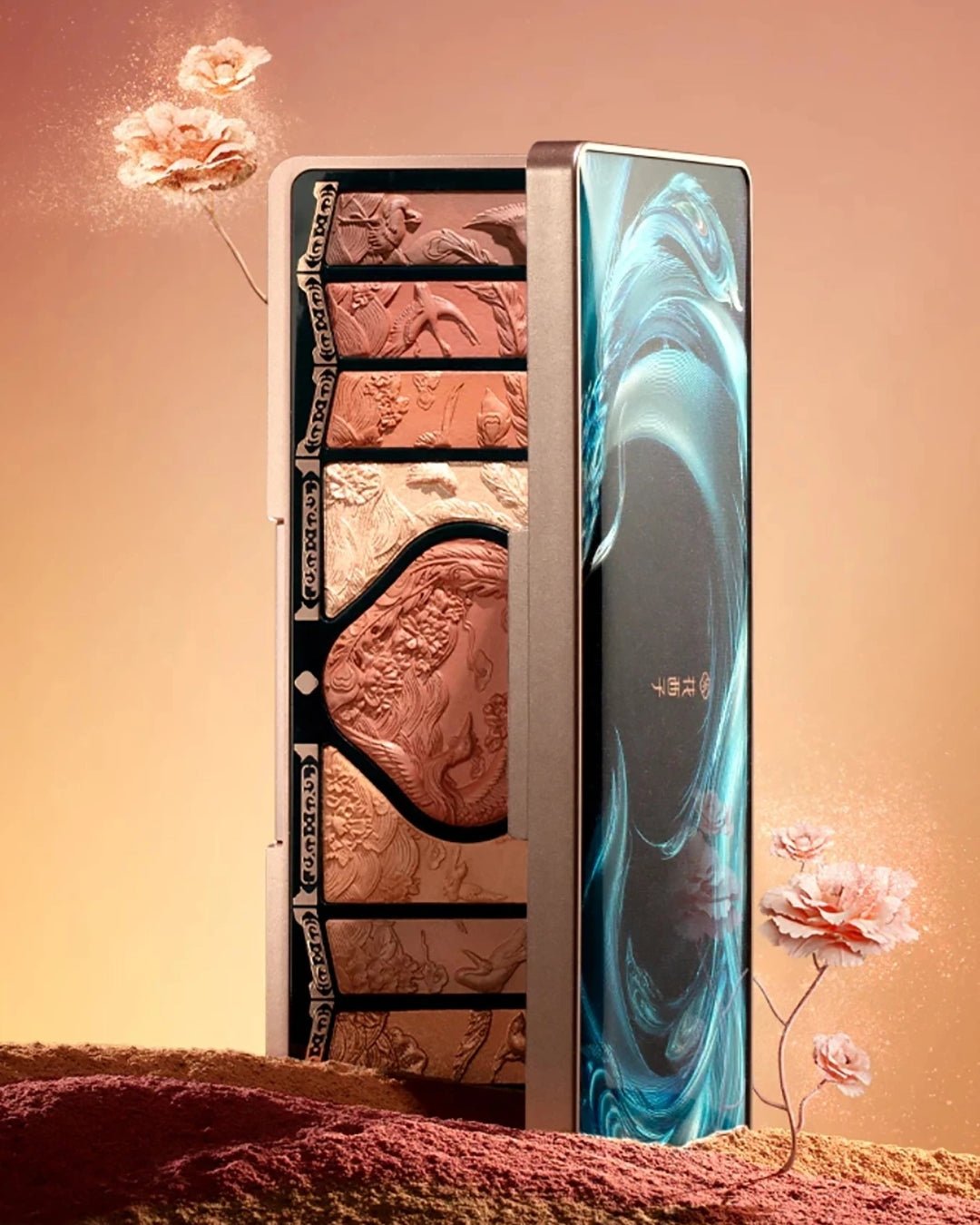 Floral Engraving Phoenix Makeup Palette - Nüwa BeautyFlorasis
