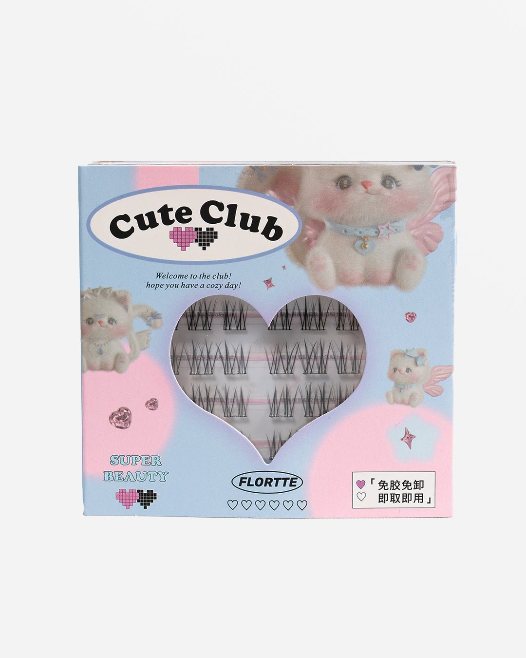 I Am Super Beauty Glue - Free False Lashes 01 - NUWA BeautyFlortte