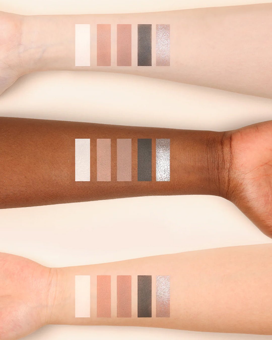 Midsummer Fairytales Collection Embossed Five - color Eyeshadow Palette 01 Hazel Fawn - Nüwa BeautyFlower Knows