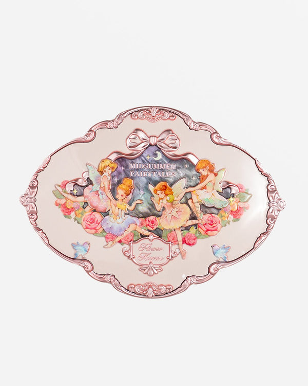 Midsummer Fairytales Collection Embossed Five - color Eyeshadow Palette 01 Hazel Fawn - Nüwa BeautyFlower Knows