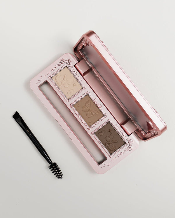 Midsummer Fairytales Collection Eyebrow Palette 02 Cold Crew Tawny - Nüwa BeautyFlower Knows