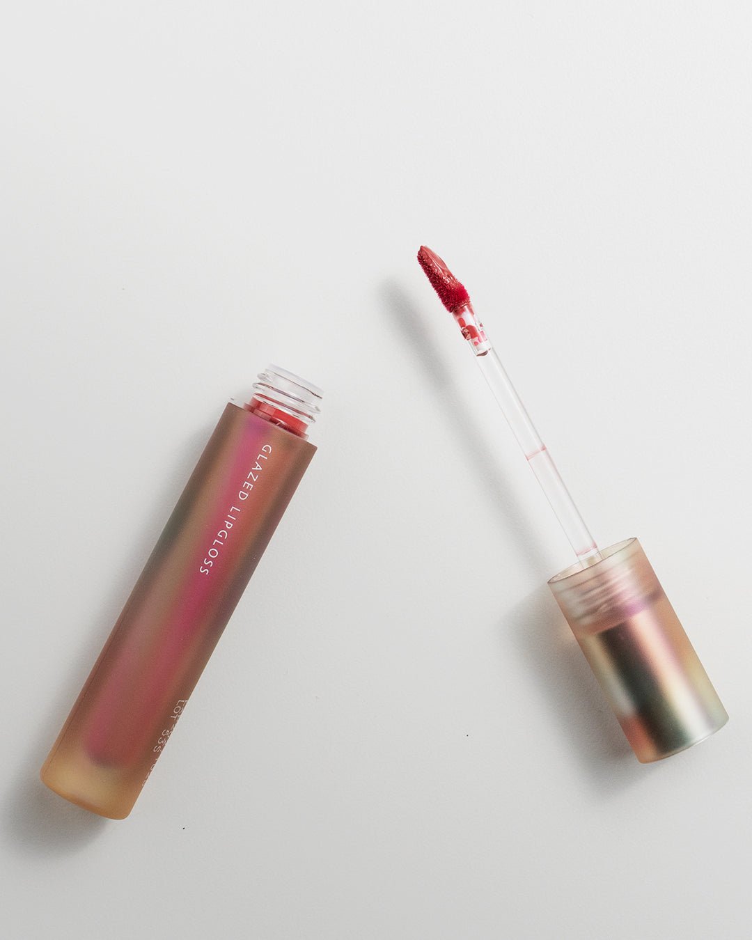 New Spiral Shell Glazed Lipgloss #12 Persimmon Tea Jelly - NUWA BeautyJoocyee