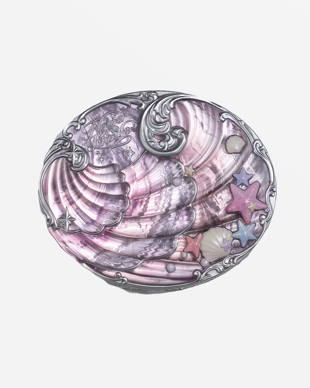 Shell's Jewel Baked Powder 02 Dreamy Pink - Nüwa BeautyFlower Knows