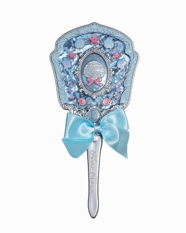 Shell's Jewel Hand Mirror Blue Seashell - Nüwa BeautyFlower Knows