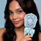 Shell's Jewel Hand Mirror Blue Seashell - Nüwa BeautyFlower Knows