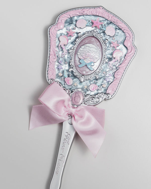 Shell's Jewel Hand Mirror Pink Seashell - Nüwa BeautyFlower Knows