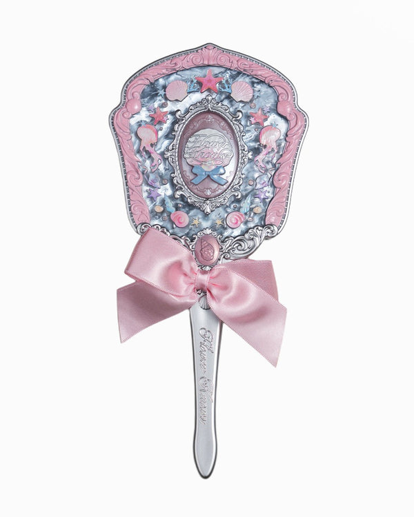 Shell's Jewel Hand Mirror Pink Seashell - Nüwa BeautyFlower Knows