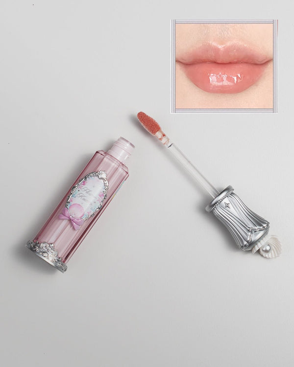 Shell's Jewel Nourishing Lip Glaze P01 Champagne Pearl - Nüwa BeautyFlower Knows