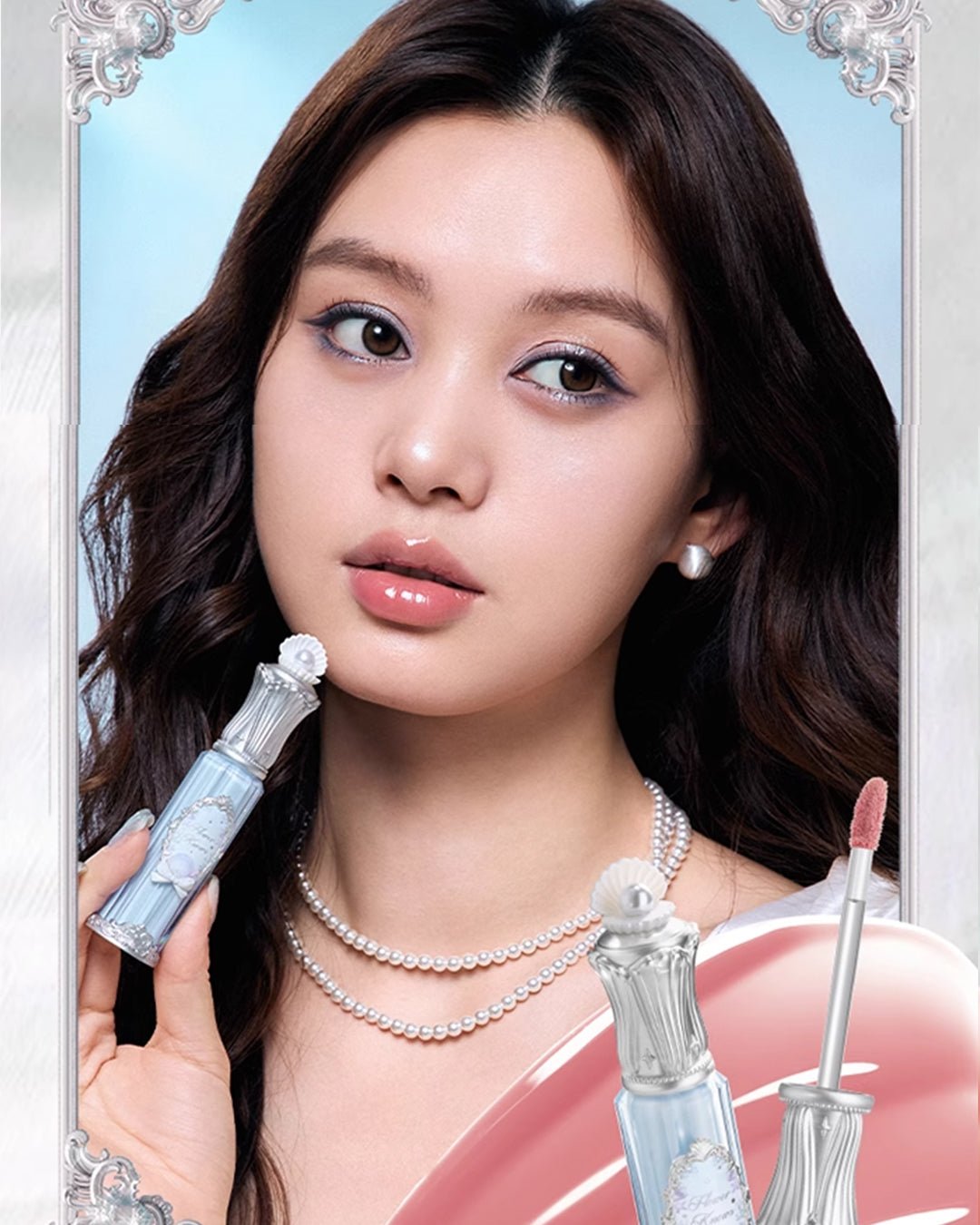 Shell's Jewel Nourishing Lip Glaze P04 Seafoam Glow - Nüwa BeautyFlower Knows