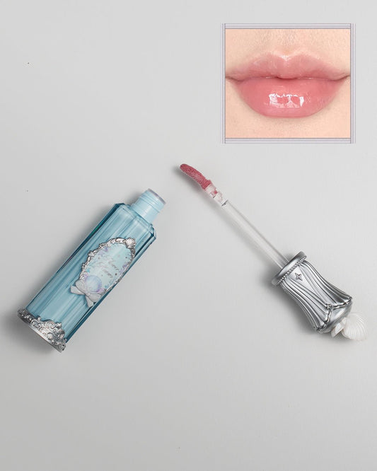 Shell's Jewel Nourishing Lip Glaze P04 Seafoam Glow - Nüwa BeautyFlower Knows