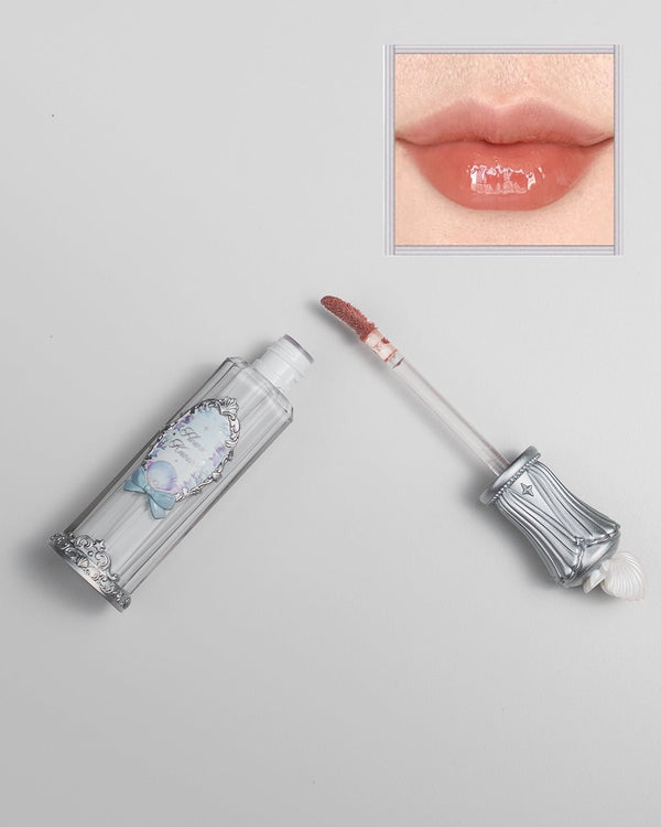 Shell's Jewel Nourishing Lip Glaze P07 Salty Lychee - Nüwa BeautyFlower Knows