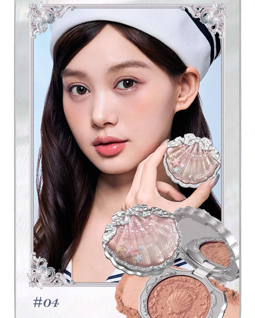 Shell's Jewel Silk Satin Blush 04 Beach Starfish - Nüwa BeautyFlower Knows