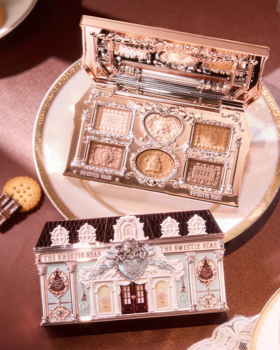 The Sweetie Bear 6 - Color Makeup Palette 01 Buttery Croissant - Nüwa BeautyFlower Knows