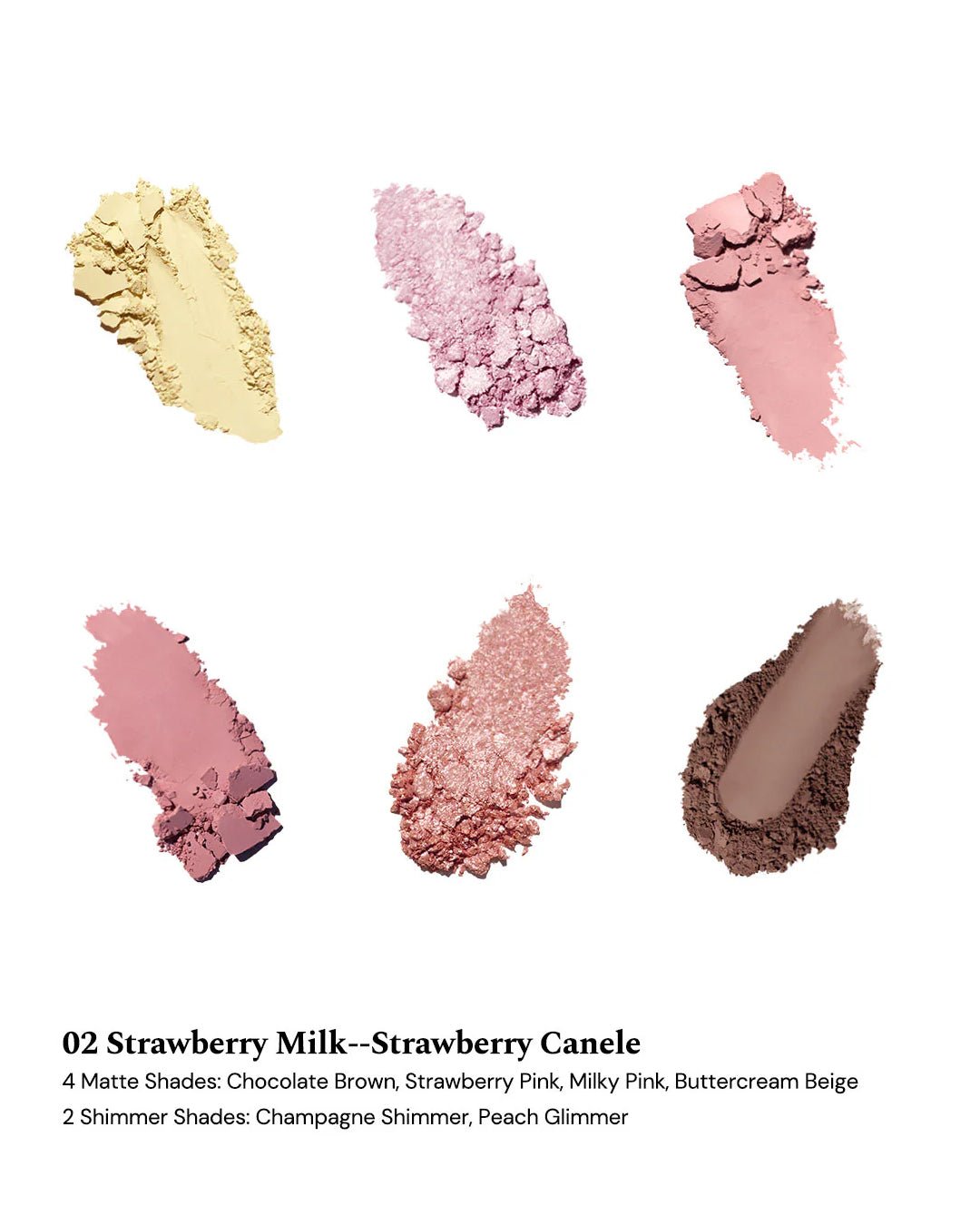 The Sweetie Bear 6 - Color Makeup Palette 02 Strawberry Milk - Nüwa BeautyFlower Knows