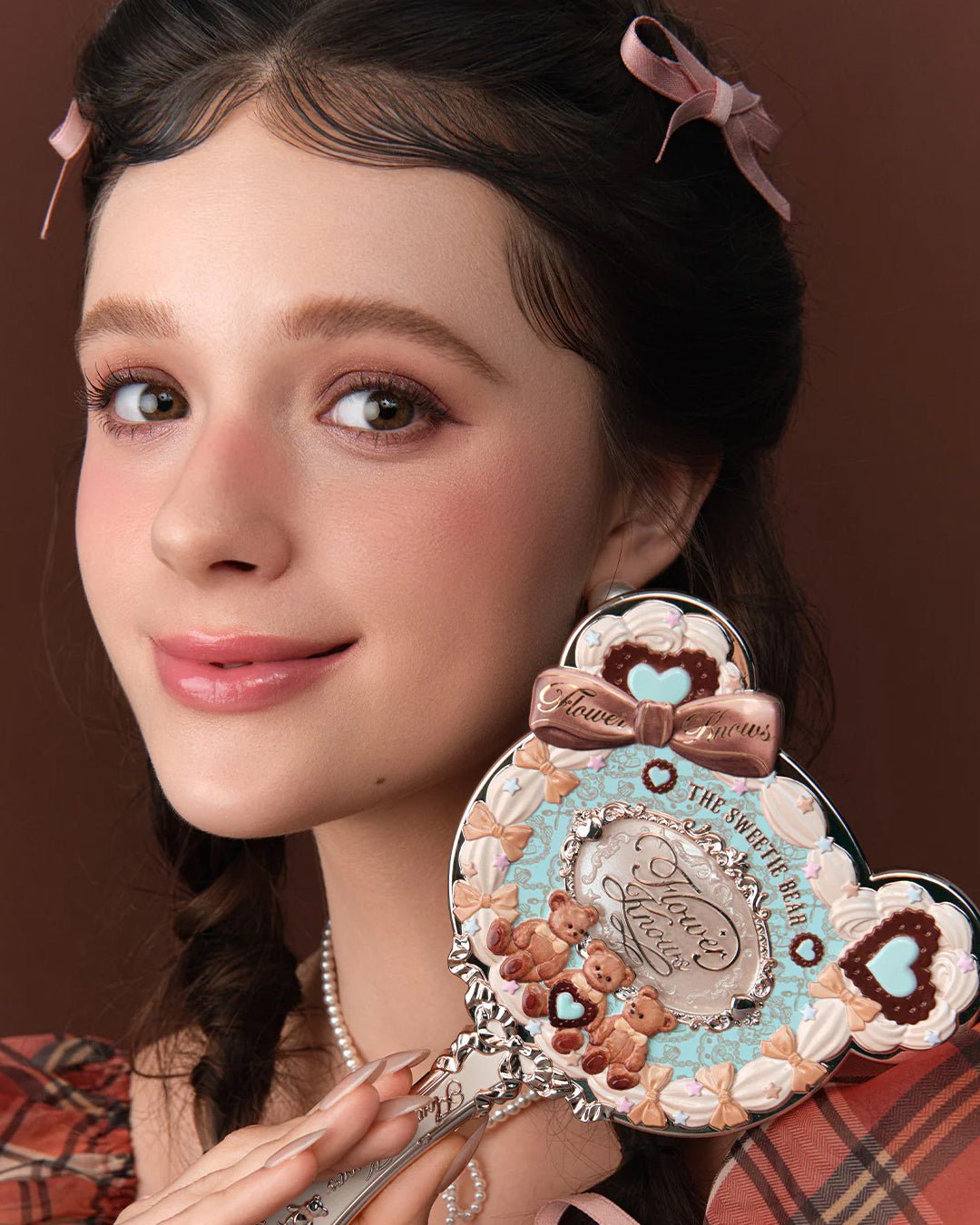 The Sweetie Bear Mirror Blue - Nüwa BeautyFlower Knows