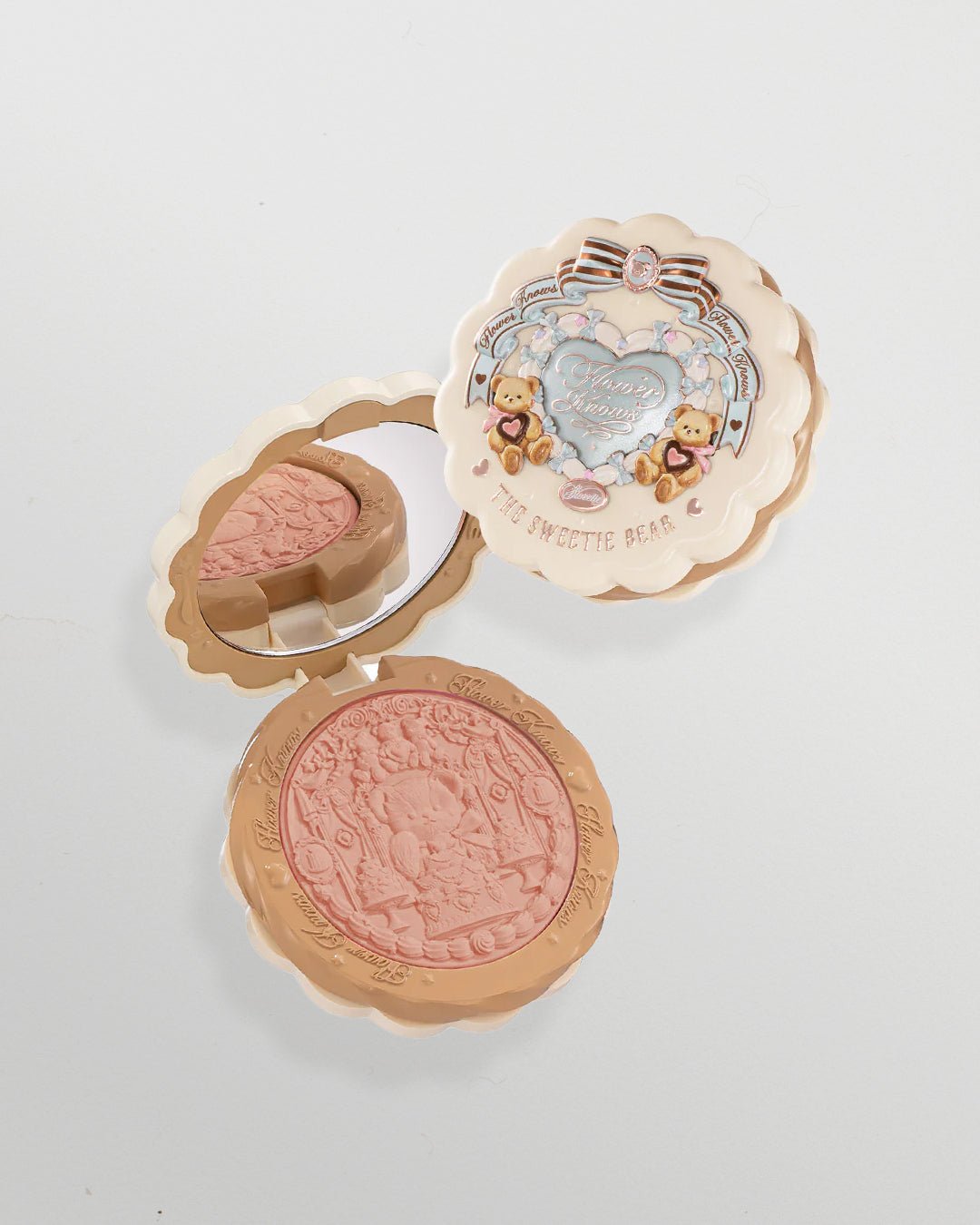 The Sweetie Bear Silk Satin Blush 01 Almond Cookie (China Excl.) - Nüwa BeautyFlower Knows