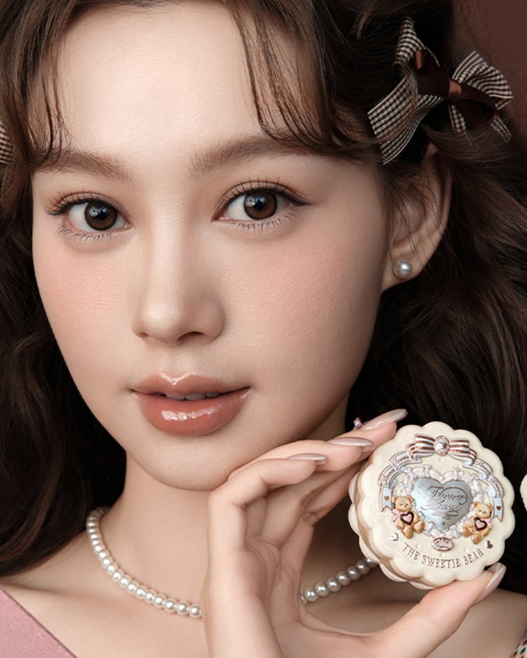 The Sweetie Bear Silk Satin Blush 01 Almond Cookie (China Excl.) - Nüwa BeautyFlower Knows