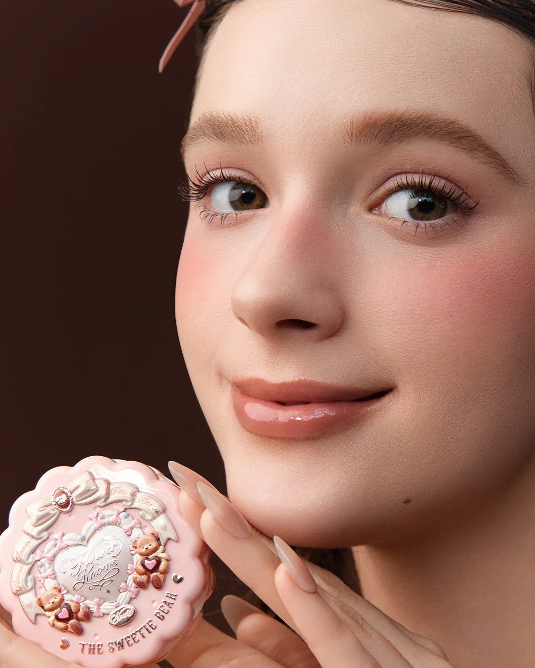 The Sweetie Bear Silk Satin Blush 03 Rose Chanson - Nüwa BeautyFlower Knows